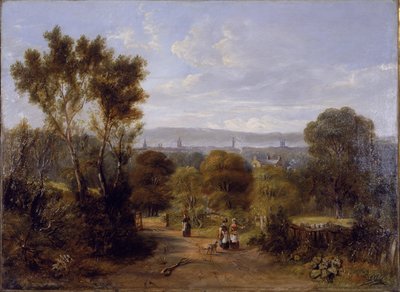 View in Jesmond, Newcastle upon Tyne, c.1845 by Elizabeth Burdon Sanderson